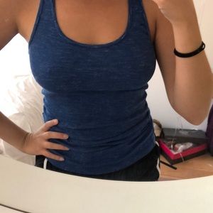 Cute Blue Tank from Old Navy perf for summer